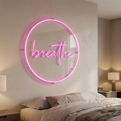 Breathe LED Neon Sign Home Wall Art - Shineneon