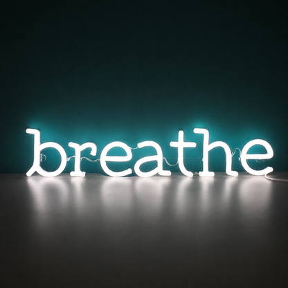 Breathe Room Decor LED Neon Sign - 01 Original Product Image