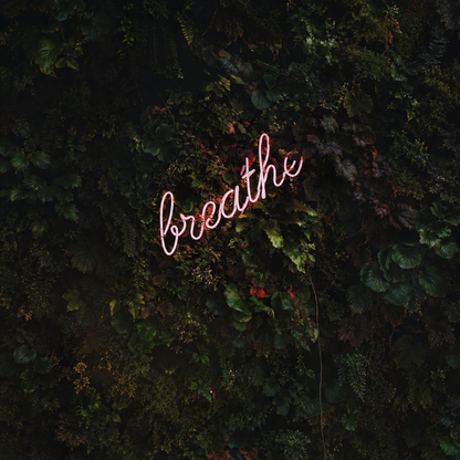 Breathe Wall Decor LED Neon Sign - 01 Original Product Image