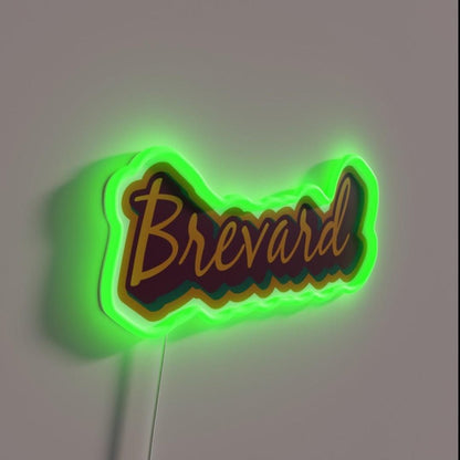 Brevard Nc Asheville Wnc Rgb Led Neon Sign - Shineneon