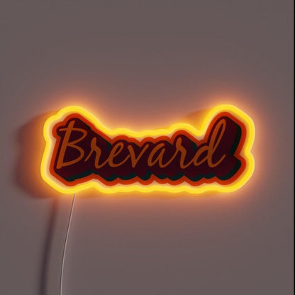 Brevard Nc Asheville Wnc Rgb Led Neon Sign - Shineneon