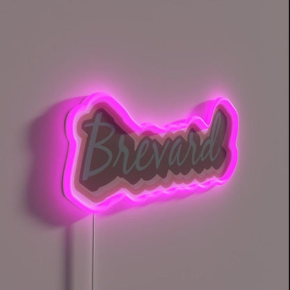 Brevard North Carolina Asheville Wnc Rgb Led Neon Sign - Shineneon