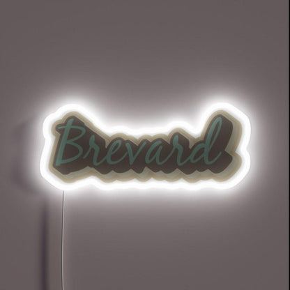 Brevard North Carolina Asheville Wnc Rgb Led Neon Sign - Shineneon