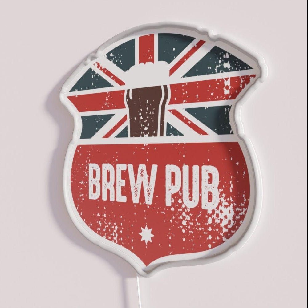 Brew Beer Pub Rgb Led Neon Sign - Shineneon