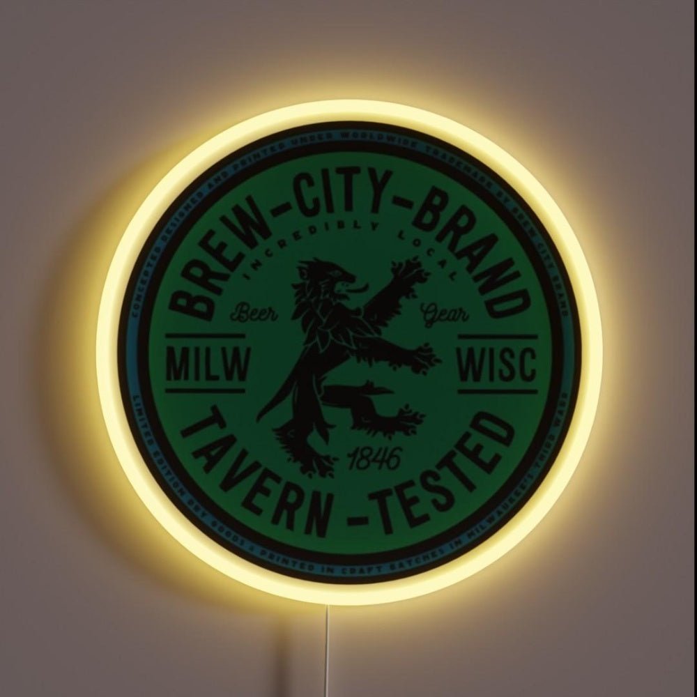 Brew City Brand Rgb Led Neon Sign - Shineneon