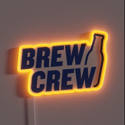 Brew Crew Rgb Led Neon Sign - Shineneon