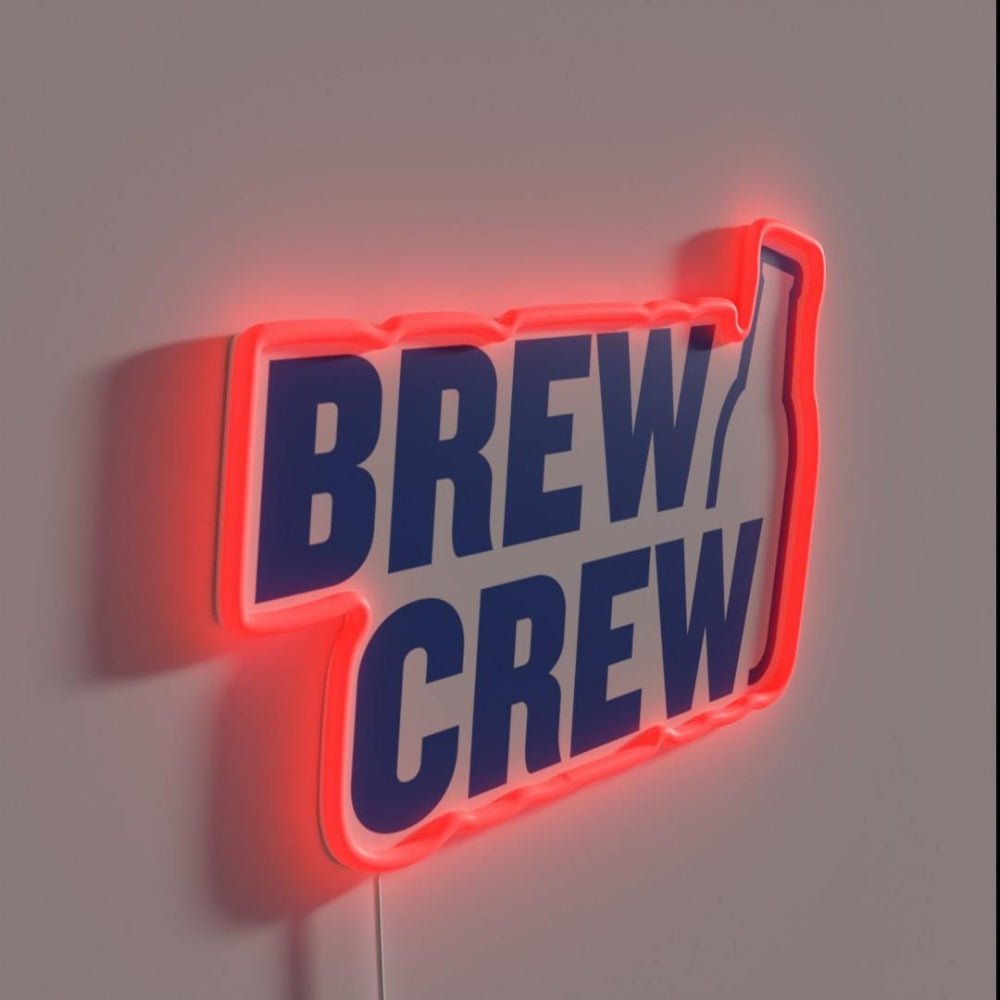 Brew Crew Rgb Led Neon Sign - Shineneon