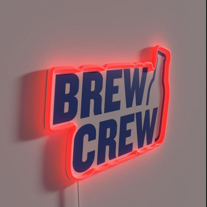 Brew Crew Rgb Led Neon Sign - Shineneon