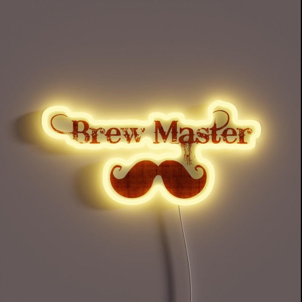 Brew Master Pattern Rgb Led Neon Sign - Shineneon