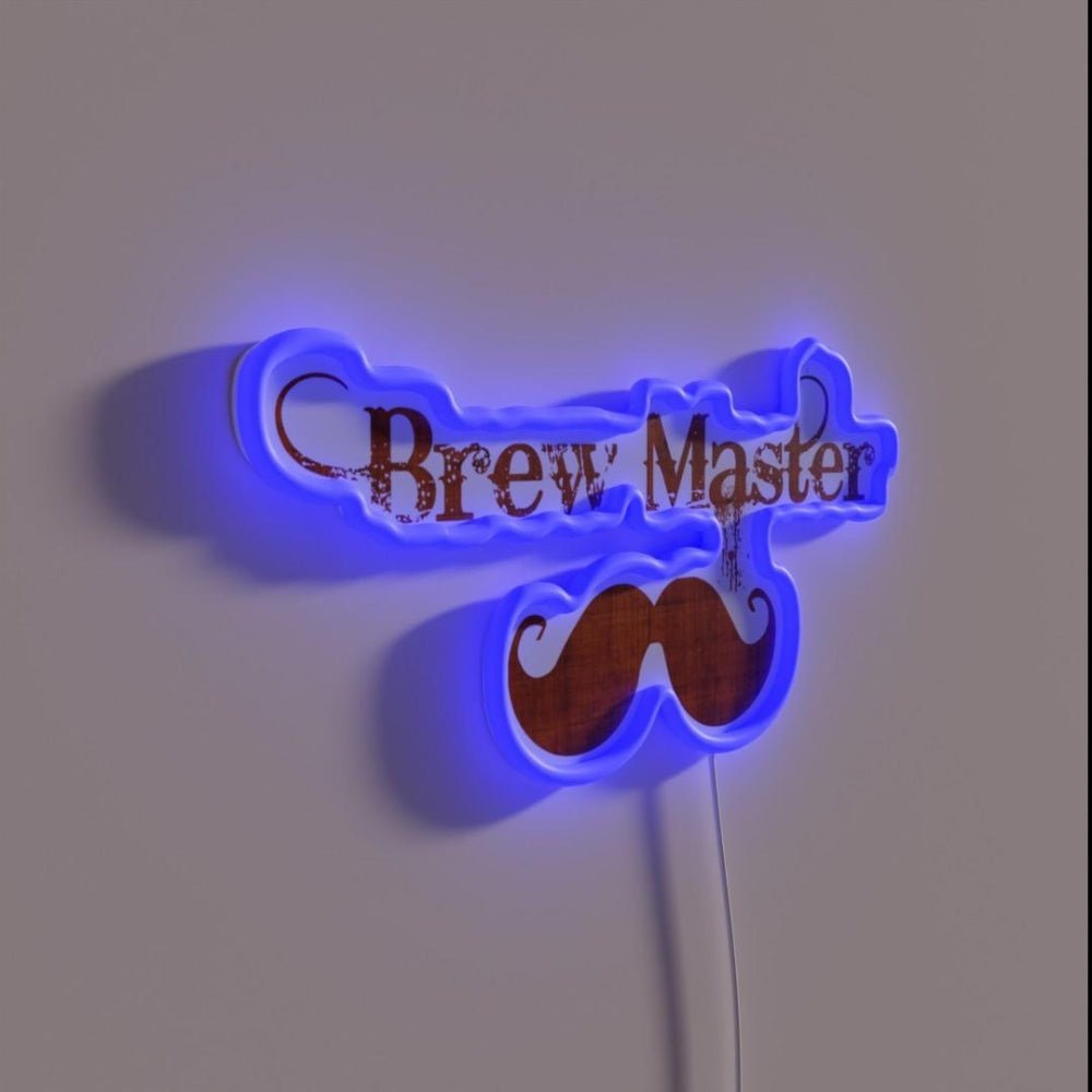 Brew Master Pattern Rgb Led Neon Sign - Shineneon