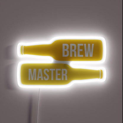 Brew Master Rgb Led Neon Sign Bar Wall Decor - Shineneon