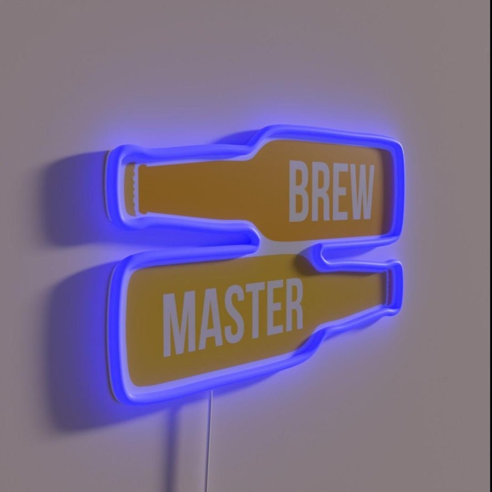 Brew Master Rgb Led Neon Sign Bar Wall Decor - Shineneon