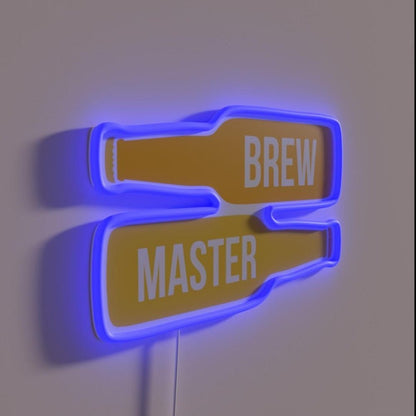 Brew Master Rgb Led Neon Sign Bar Wall Decor - Shineneon
