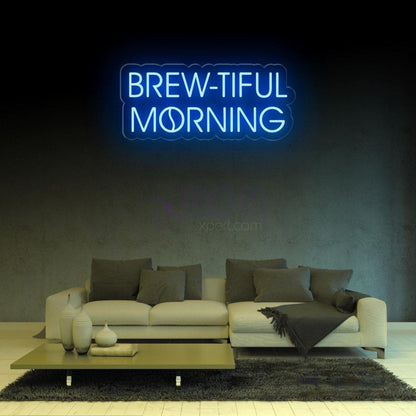 Brew-Tiful Morning Coffee Led Neon Sign | Shineneon