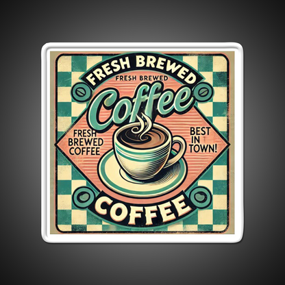 Brewed To Perfection Cafe Led Neon Sign Espresso Bar Art Rgb Color