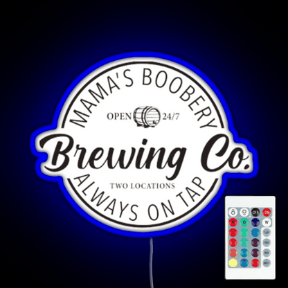 Brewing Co Rgb Led Neon Sign Pop Wall Art