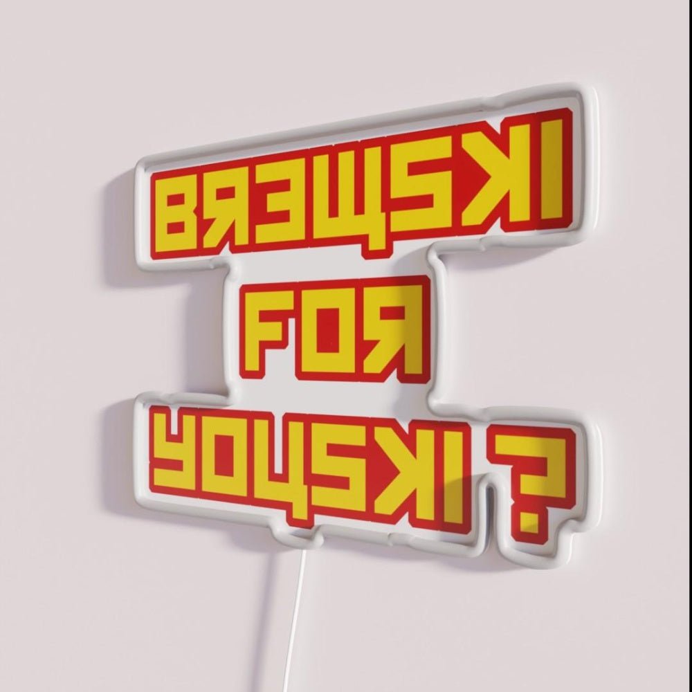 Brewski For Youski Rgb Led Neon Sign - Shineneon