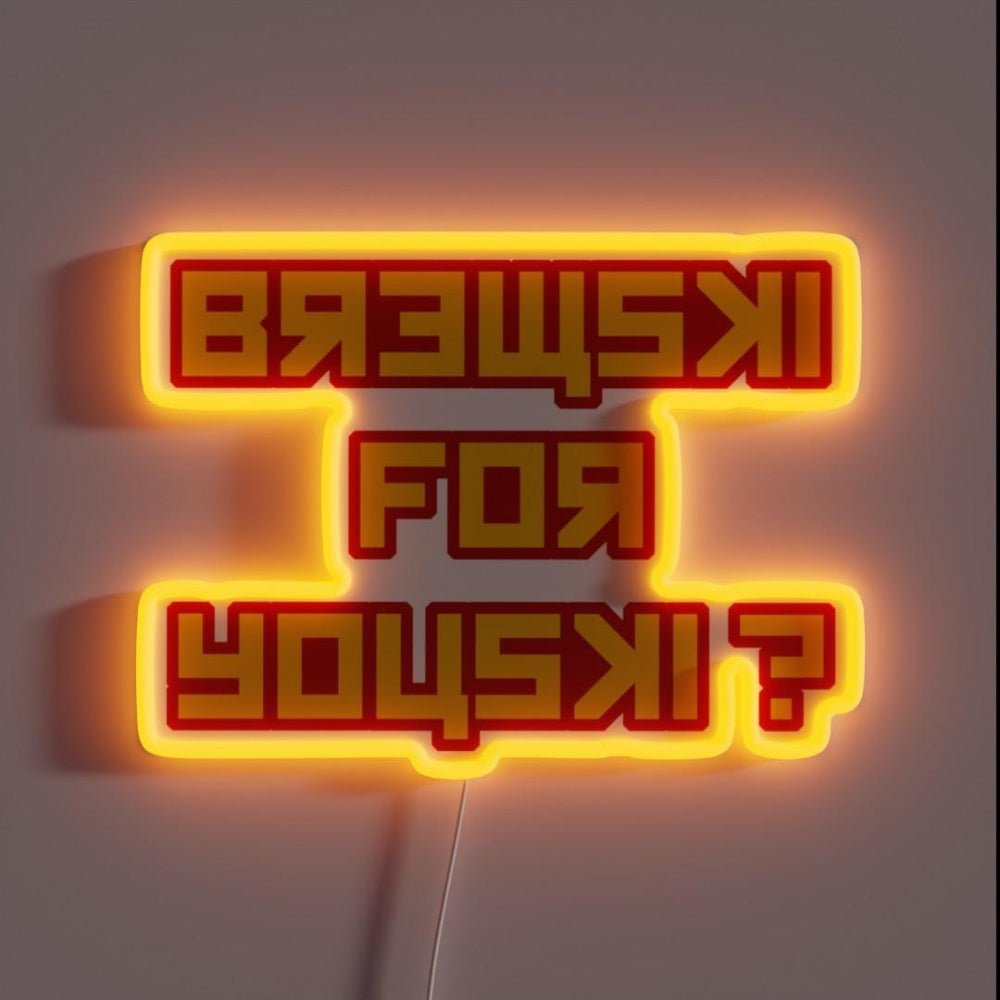 Brewski For Youski Rgb Led Neon Sign - Shineneon