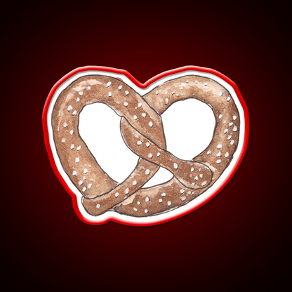 Brezel D Sseldorf Leads Umlaut Blog Snack Food Led Neon Sign Rgb Color - Shineneon