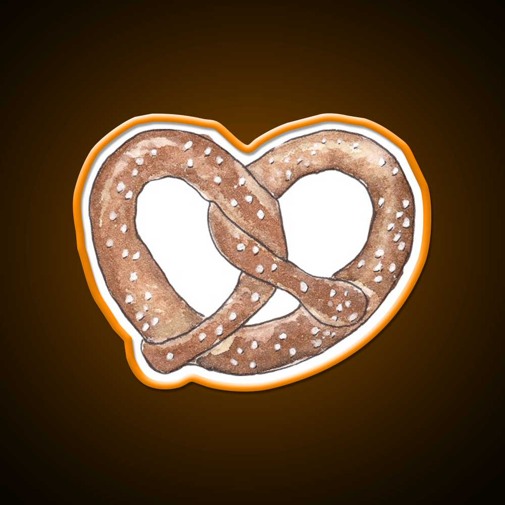 Brezel D Sseldorf Leads Umlaut Blog Snack Food Led Neon Sign Rgb Color - Shineneon