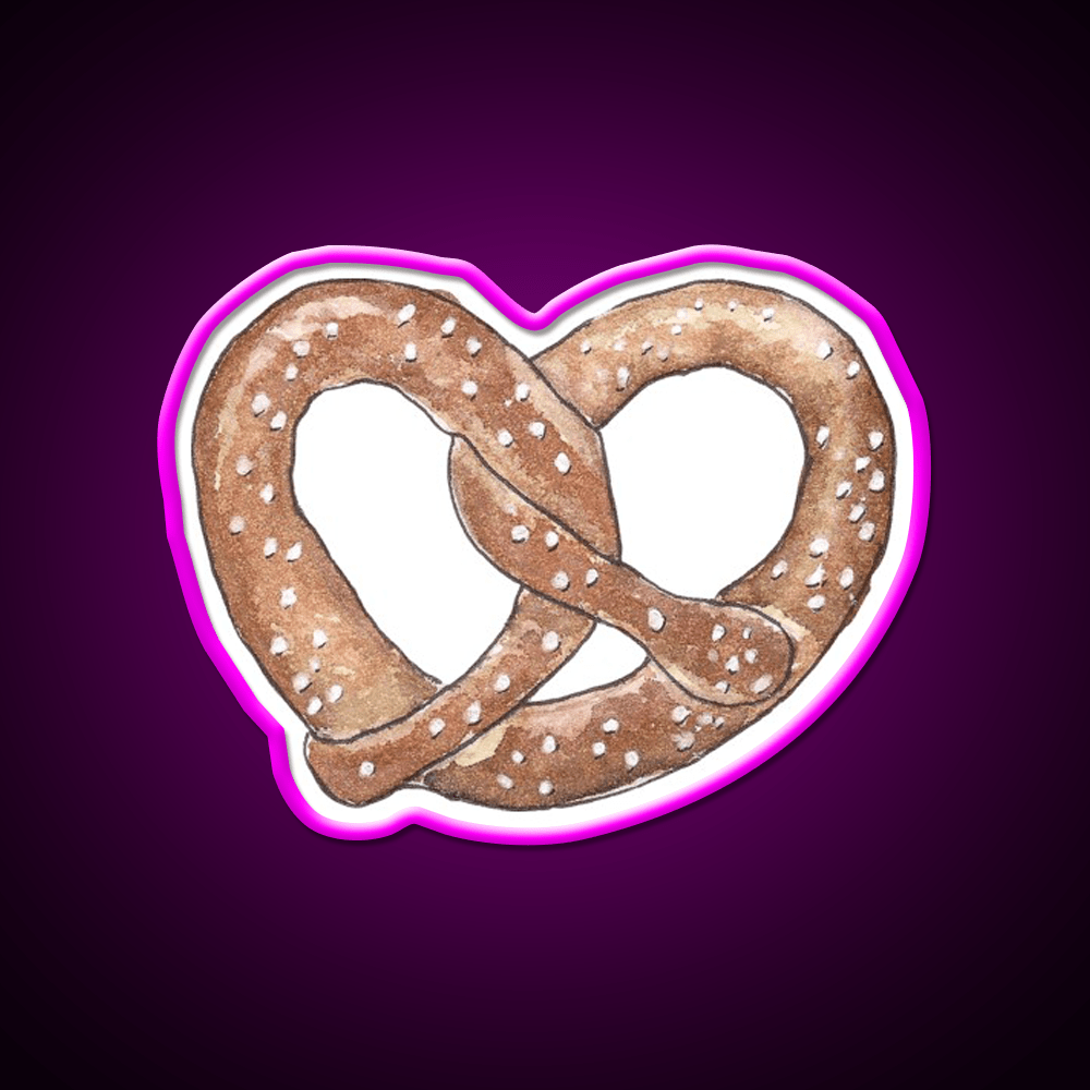 Brezel D Sseldorf Leads Umlaut Blog Snack Food Led Neon Sign Rgb Color - Shineneon
