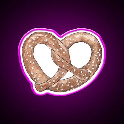Brezel D Sseldorf Leads Umlaut Blog Snack Food Led Neon Sign Rgb Color - Shineneon