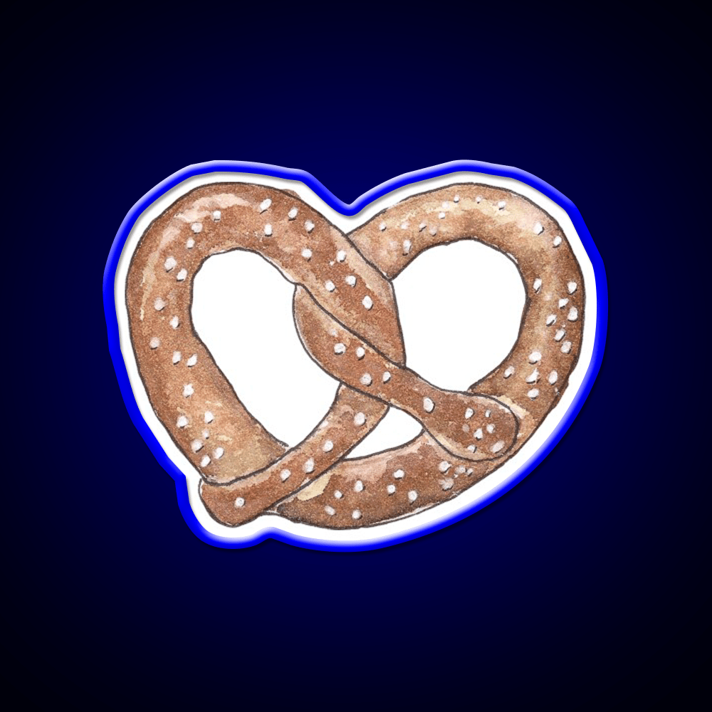 Brezel D Sseldorf Leads Umlaut Blog Snack Food Led Neon Sign Rgb Color - Shineneon