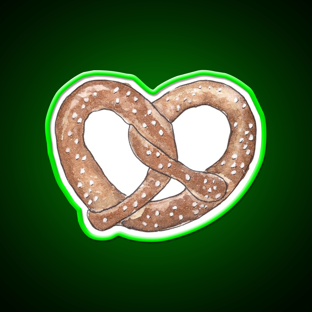 Brezel D Sseldorf Leads Umlaut Blog Snack Food Led Neon Sign Rgb Color - Shineneon