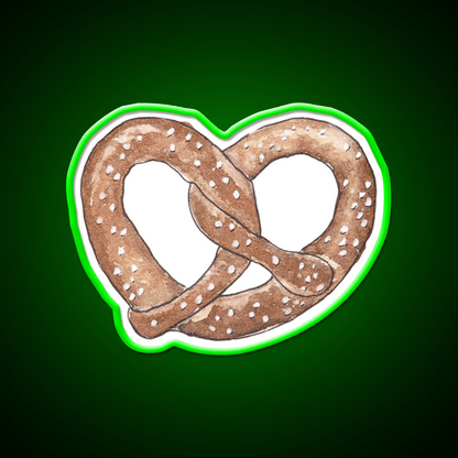 Brezel D Sseldorf Leads Umlaut Blog Snack Food Led Neon Sign Rgb Color - Shineneon