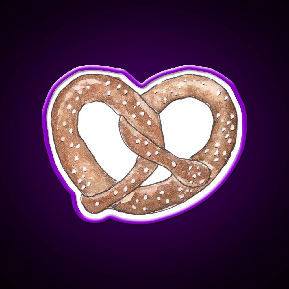Brezel D Sseldorf Leads Umlaut Blog Snack Food Led Neon Sign Rgb Color - Shineneon