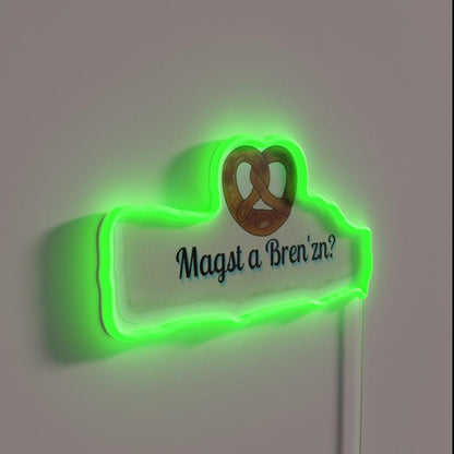 Brezel Pretzel Rgb Led Neon Sign - Shineneon