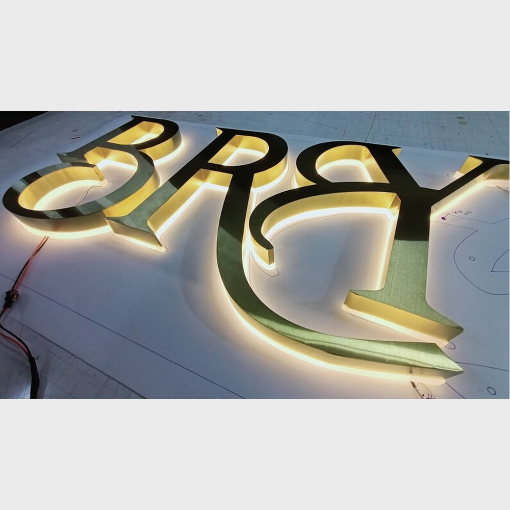Brgy 3D Backlit Channel Letters Led Light Sign