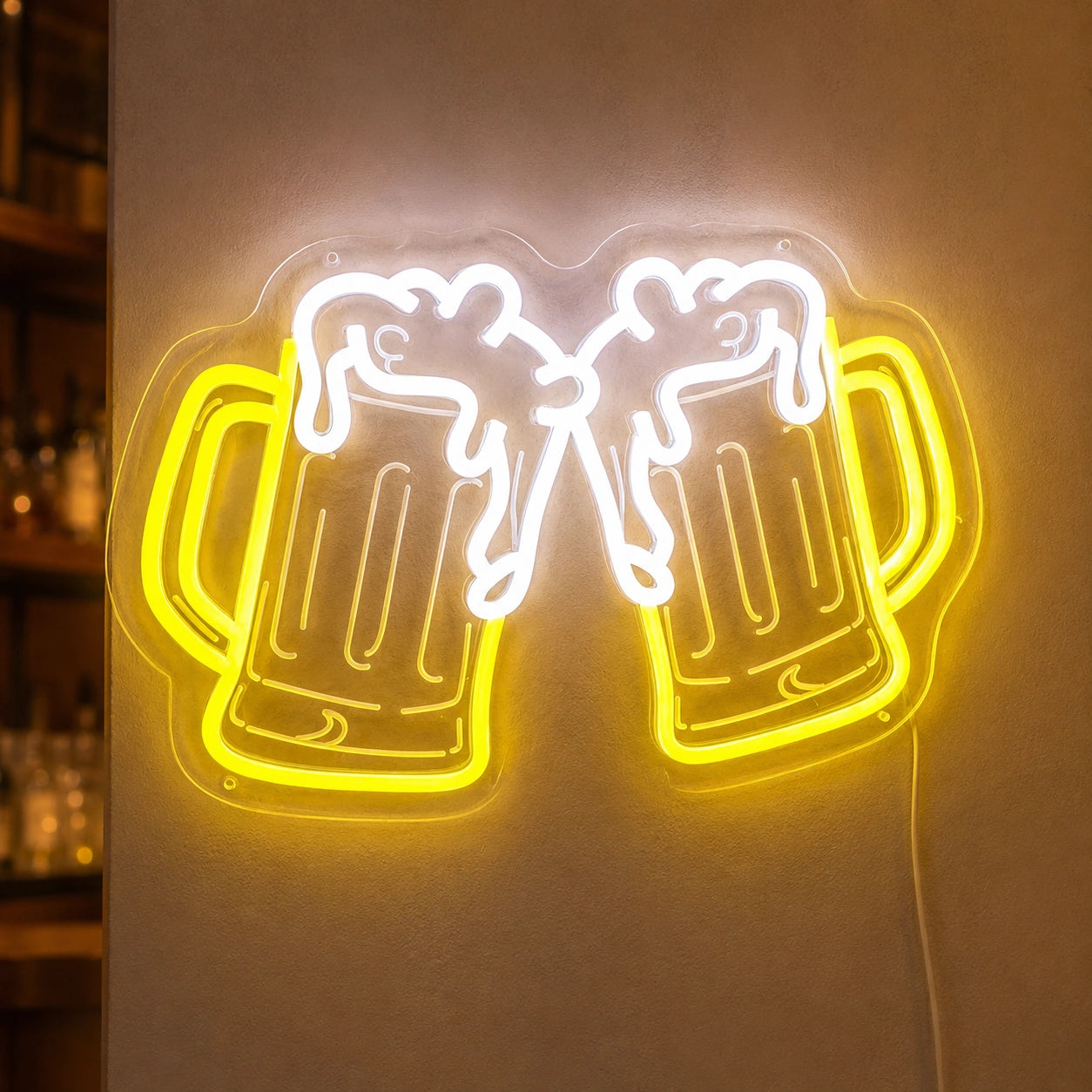 Brick Beer Mugs Neon Sign LED Neon Sign high-converting product image