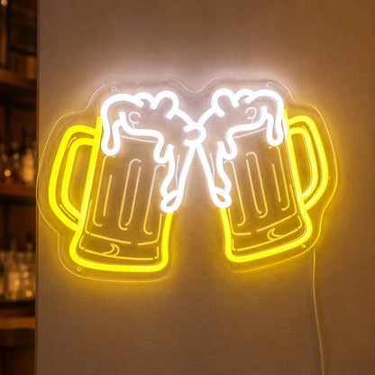 Brick Beer Mugs Neon Sign LED Neon Sign high-converting product image