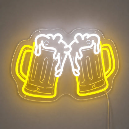 Brick Beer Mugs Neon Sign LED Neon Sign main product image