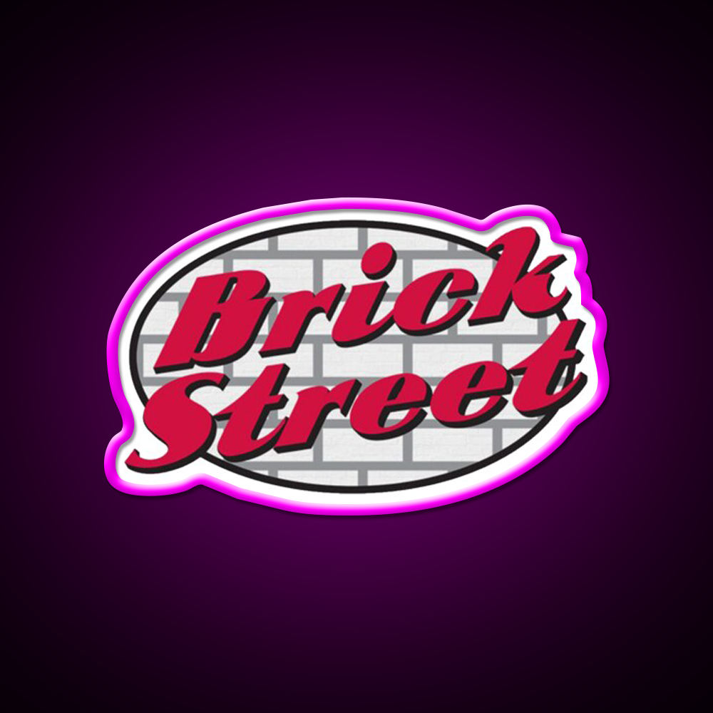 Brick Street Beer Bar Decor Led Neon Sign Rgb Color - Neon sign mounted on wall in room