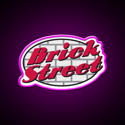 Brick Street Beer Bar Decor Led Neon Sign Rgb Color - Neon sign mounted on wall in room