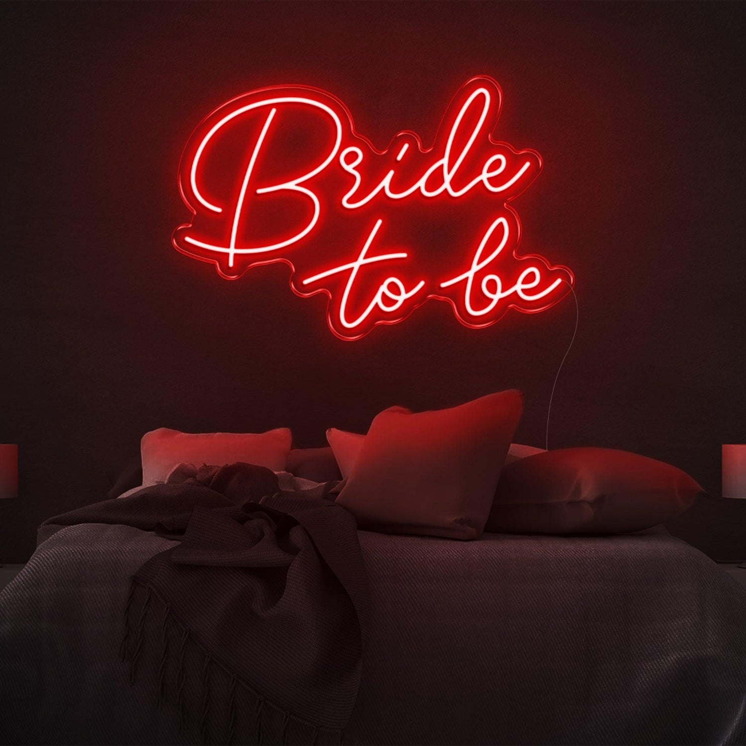 Bride To Be Bright Yellow Led Neon Sign For Bedroom Wedding Decor | Shineneon