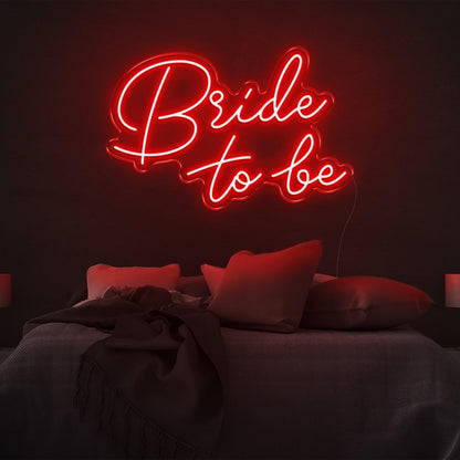 Bride To Be Bright Yellow Led Neon Sign For Bedroom Wedding Decor | Shineneon