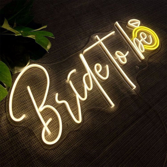 Bride To Be Ring Led Sign Business Neon Sign