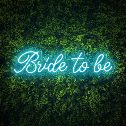 Bride To Be White Elegant Script Led Neon Sign For Wedding Party Decor | Shineneon