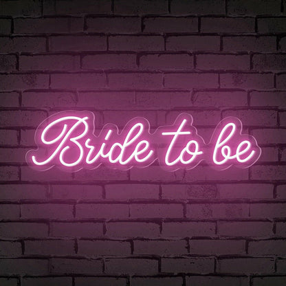 Bride To Be Words Neon Sign | Shineneon