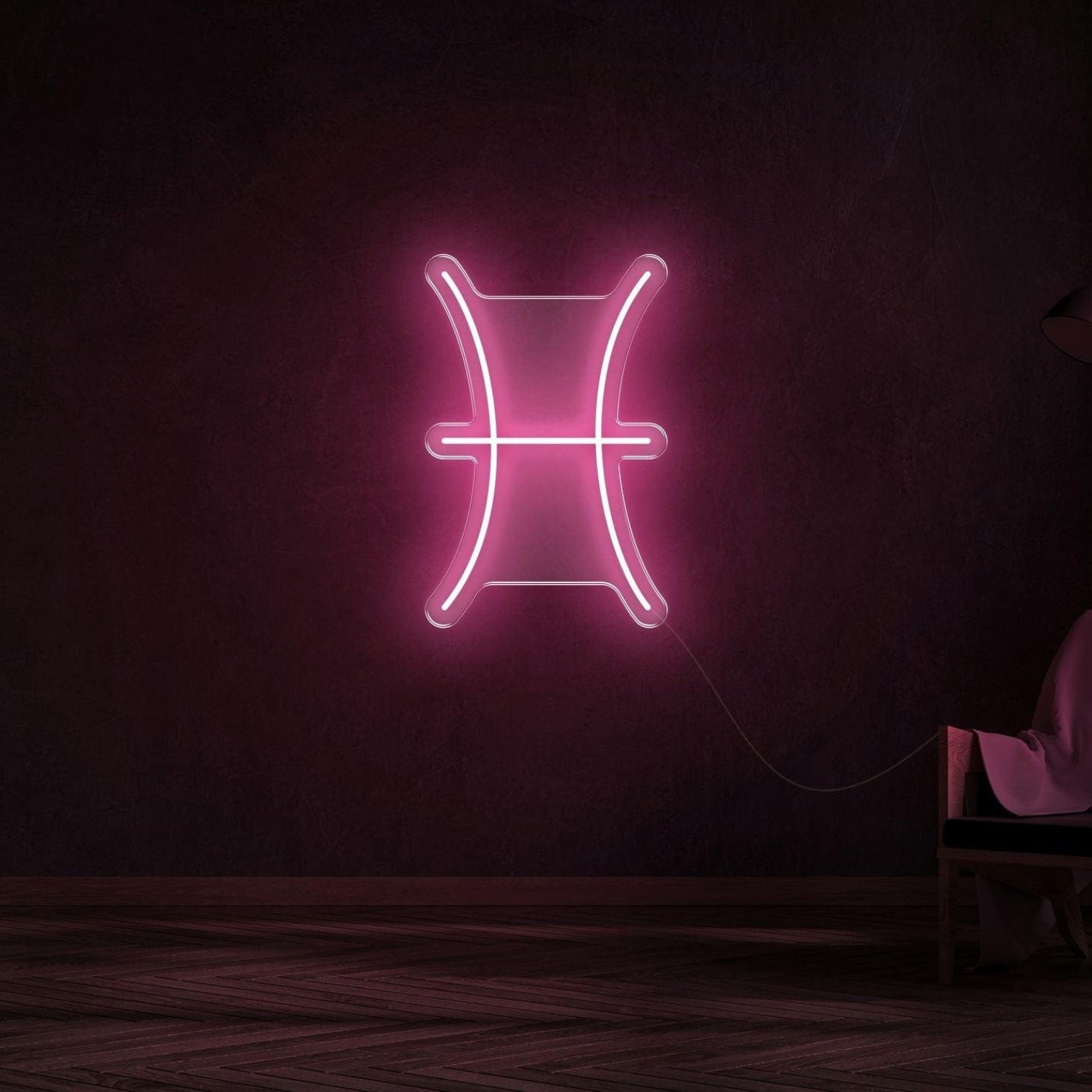 Bright Blue Pisces Zodiac Led Neon Sign For Modern Room Decor | Shineneon