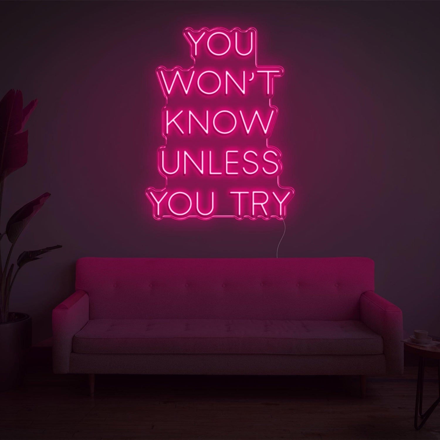 Bright Blue You Wont Know Unless Try Led Neon Sign For Home Wall Decor | Shineneon