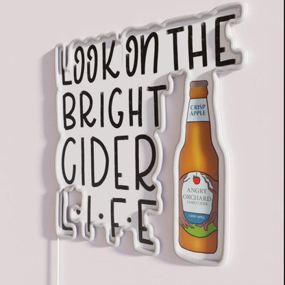 Bright Cider Life Rgb Led Neon Sign - Shineneon