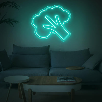 Bright Green Broccoli Led Neon Sign For Modern Living Room Decor | Shineneon