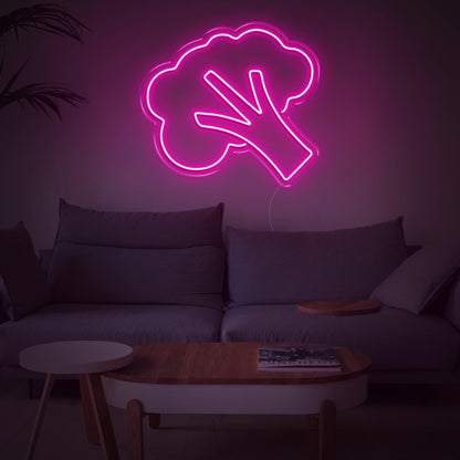 Bright Green Broccoli Led Neon Sign For Modern Living Room Decor | Shineneon