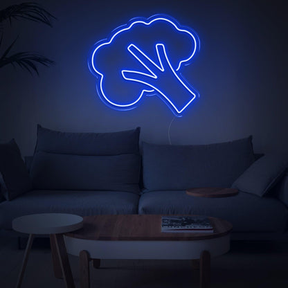 Bright Green Broccoli Led Neon Sign For Modern Living Room Decor | Shineneon