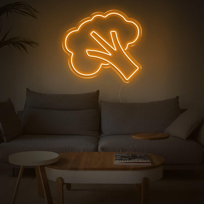 Bright Green Broccoli Led Neon Sign For Modern Living Room Decor | Shineneon