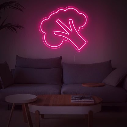 Bright Green Broccoli Led Neon Sign For Modern Living Room Decor | Shineneon